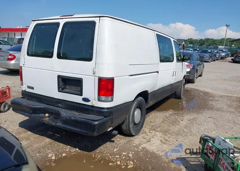 2001 Ford E-150 Commercial/Recreational z USA, uszkodzony, nr VIN 1FTRE14251HB19238